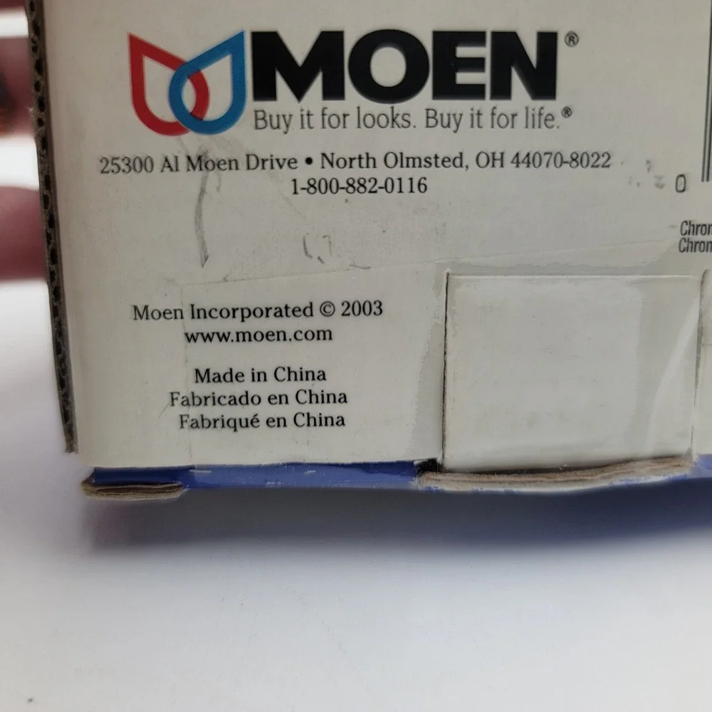 VTG Moen Decorator Robe Hook Chrome and Polished Brass Y4703CP Bathroom Acc. New
